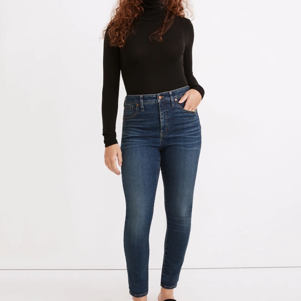 Madewell High Rise Women Jeans - Dark Blue